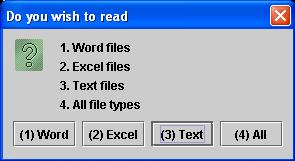 Java Dialog Box Multiple Input